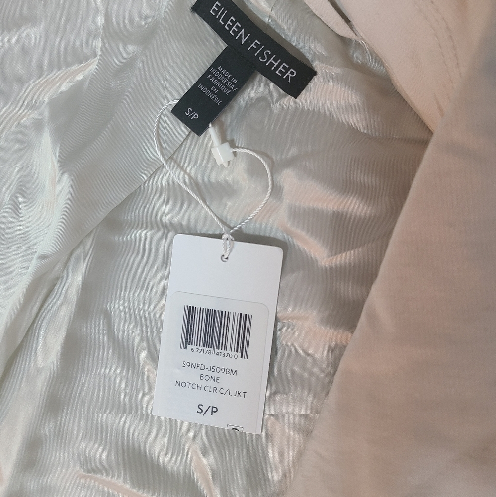 NWT Eileen Fisher Wrap Long Coat - Picture 6 of 13